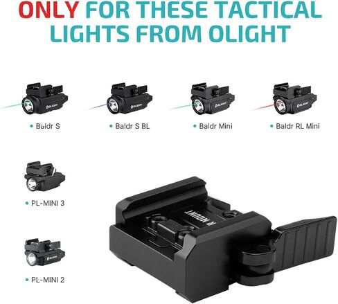 OLIGHT Rail Mount for Tactical Light, Compatible with Different Set-ups, Fits with Baldr S/BL/Mini/RLMini, PL-Mini 3/2 in Saudi Arabia