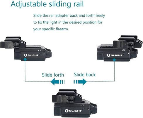 OLIGHT Rail Mount for Tactical Light, Compatible with Different Set-ups, Fits with Baldr S/BL/Mini/RLMini, PL-Mini 3/2 in Saudi Arabia