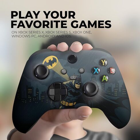 DreamController Battman Gottham Guarrdian Custom X-box Controller Wireless compatible with X-box One/Series X/S Customized in USA with Permanent HYDRO-DIP Printing (NOT JUST A SKIN) in Kuwait