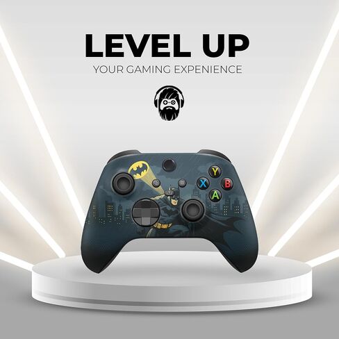 DreamController Battman Gottham Guarrdian Custom X-box Controller Wireless compatible with X-box One/Series X/S Customized in USA with Permanent HYDRO-DIP Printing (NOT JUST A SKIN) in Kuwait