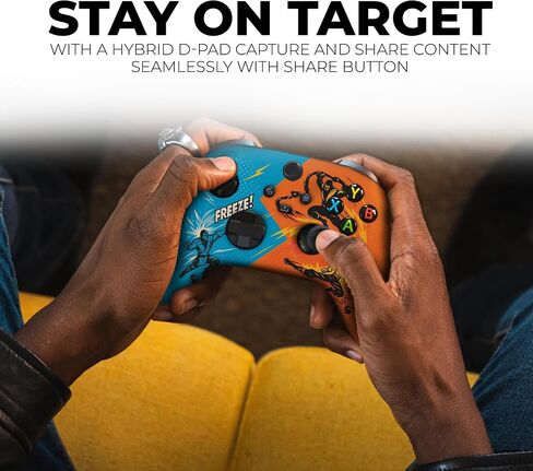 DreamController Battman Gottham Guarrdian Custom X-box Controller Wireless compatible with X-box One/Series X/S Customized in USA with Permanent HYDRO-DIP Printing (NOT JUST A SKIN) in Kuwait
