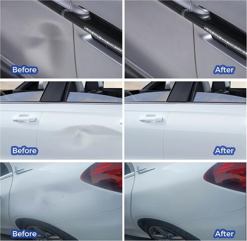 أدوات إصلاح Dent 6 قطع من قضبان إزالة Dent مع AWL Head Dent Dent Kit Car Auto Body Body Removal of the Hail inters and Door Ding (6 PCS Rod 21 PCS Pen) in Kuwait