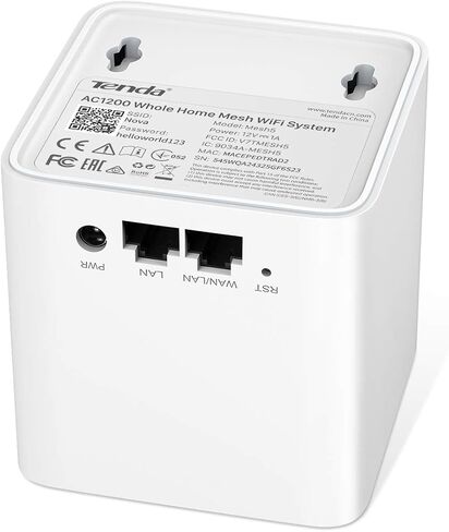 Tenda AX3000 WiFi 6 Mesh System Nova MX12 - Whole Home Covers up to 7000 sq.ft - Dual-Band Mesh Network for 160+ Devices - 1.7 GHz Quad-Core CPU - Replaces Wireless Router - 3-Pack(2025 New Version) in Kuwait