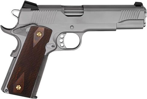 Cool Hand 1911 Wood Grips, Grips Gold Screws Included, Full Size (Government/Commander), Checker Diamond Cut or w/Patriotic US Logo or Honey Comb Texture, Ambi Safety Cut in Saudi Arabia