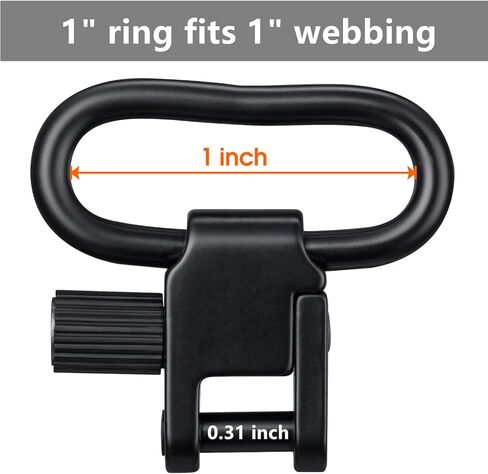 VVAAGG 4-PCS Sling Swivels, 1" 1.25" 1.5 inch 2-Point Sling Attachment in Kuwait
