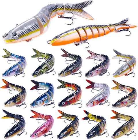 Multi - Joint Swimbait Fishing Lure, Great for Various Fish in Saudi Arabia