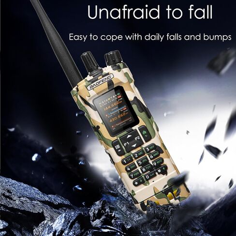 جهاز اتصال لاسلكي طويل المدى BAOFENG DM32 DMR 10 وات | ثنائي النطاق VHF/UHF | نظام تحديد المواقع العالمي (GPS) وUSB-C قابلان لإعادة الشحن | راديو ثنائي الاتجاه لحالات الطوارئ للصيد في الهواء الطلق in Saudi Arabia