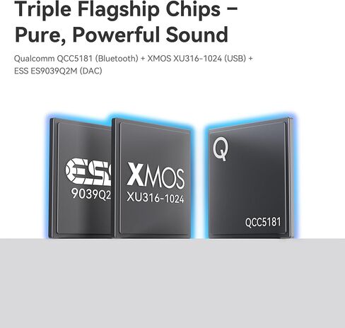 مضخم سماعة الرأس المحمول Khadas Tea Pro بشاشة 0.95 بوصة، تصميم نحيف للغاية BT 5.4 USB DAC AMP المغناطيسي مع ES9039Q2M، مخرجات 3.5 و4.4 مم، 768 كيلو هرتز/32 بت، بطارية 2100 مللي أمبير في الساعة للصوت هاي فاي in Kuwait