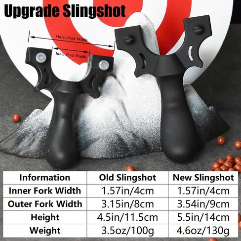 مجموعة مقلاع الراتنج من بياويو، لقطة حبال بشريط مطاطي مسطح للبالغين، مقلاع الرماية لممارسة المقلاع، الترفيه اليومي، أدوات رائعة في الهواء الطلق in Kuwait