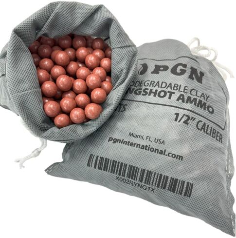 PGN Biodegradable Clay Slingshot Ammo - Straight & Precise Practice Slingshot Ammo - Non-Toxic Pocket Slingshot Ammo in Saudi Arabia
