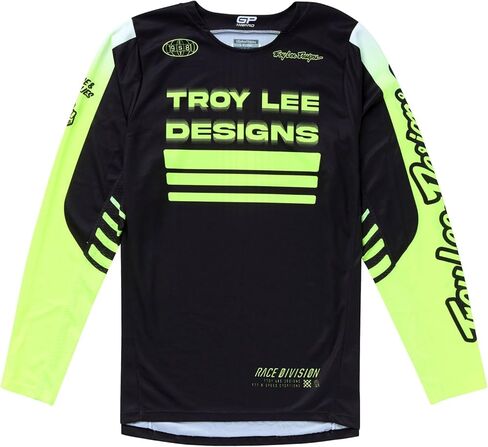Troy Lee Designs GP Pro Adult Moto Jersey ، يمزج بين أبيض/أزرق ، متوسط in Saudi Arabia