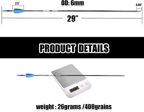 28“ Archery Arrows Training Practice Target Arrows for Kids Youth or Beginners Safe Blunt Points Durable Shaft on Recurve Bows Youth Bow and Longbows(Pack of 12) in Saudi Arabia
