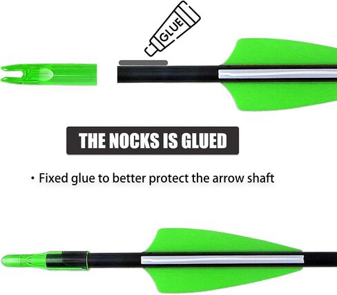 28“ Archery Arrows Training Practice Target Arrows for Kids Youth or Beginners Safe Blunt Points Durable Shaft on Recurve Bows Youth Bow and Longbows(Pack of 12) in Saudi Arabia