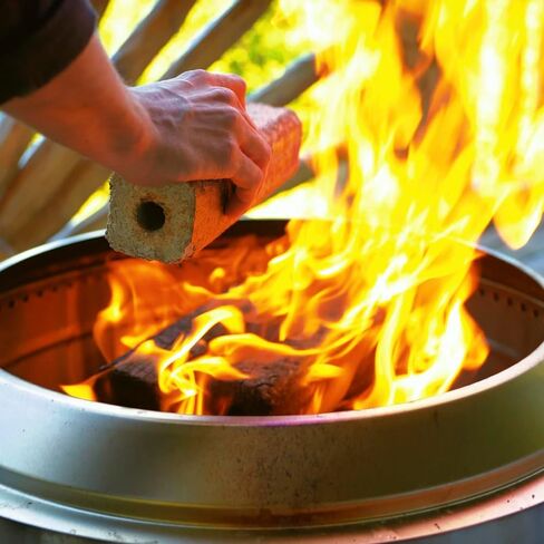 Green Mountain Fire 100% Hardwood Firelogs - 6 Fire Logs - No Chemicals, No Waxes, No Toxins in Saudi Arabia