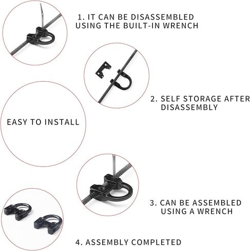 Archery Compound Bow D Loop Serving, D Ring Buckle Release Nocking Loop,Release Aids in Kuwait