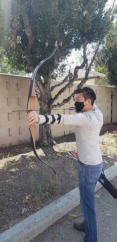 Southland Archery Supply Maverick قطعة واحدة من قوس الصيد الخشبي التقليدي (50 رطلاً، اليد اليسرى) in Kuwait