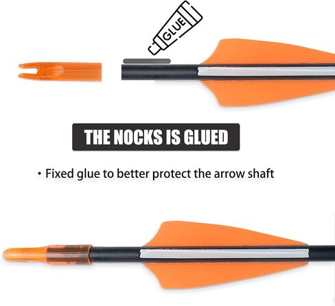 31“ Archery Arrows Training Practice Target Arrows for Kids Youth or Beginners Streamlined Points Durable Shaft on Recurve Bows Youth Bow and Longbows(Pack of 12) in Saudi Arabia