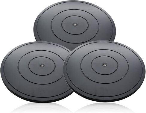 Rotating Turntable 3 Pieces Rotating Platform, 360° Swivel Stand with Steel Ball Bearings, Round Bonsai Turntables, Weight Capacity 100 kg, for TV Monitor Computer Lap in Saudi Arabia