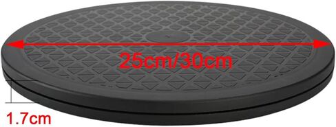 Rotating Turntable 25/30cm 360 Degree Rotating Platform, Multi-Purpose Turntables with Steel Ball Bearings, 25kg Load Capacity, Swivel Stand for TV Monitor Computer Lapt in Saudi Arabia