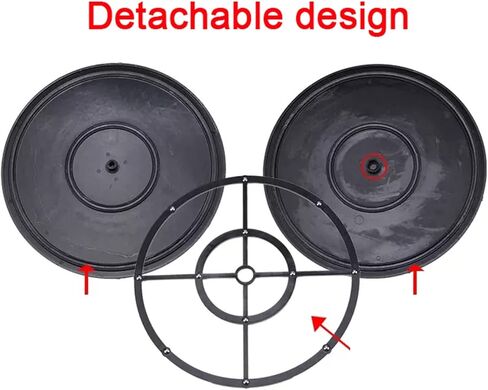 Rotating Turntable 25/30cm 360 Degree Rotating Platform, Multi-Purpose Turntables with Steel Ball Bearings, 25kg Load Capacity, Swivel Stand for TV Monitor Computer Lapt in Saudi Arabia