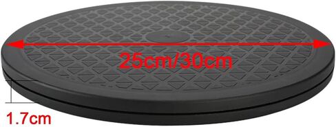 Rotating Turntable Monitor Platform Plate, 360° Stand, Rotating Platform with Steel Ball Bearings, Non-Slip, for TV, Monitors, Speakers, Bonsai Plants (Size : 25cm) in Saudi Arabia