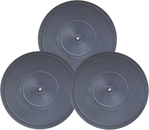 Rotating Turntable 30cm Black Turntables, 1/2/3 Piece Rotating Plate, Steel Ball Bearings, 360° Non-Slip Rotating Stand, for Laptops, Monitors, TVs, Carving, Bonsai in Saudi Arabia