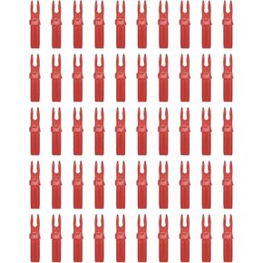 50 Packs .244/6.2mm Archery Arrows Nocks S Plastic Arrow for Carbon Arrows for Archery Hunting in Kuwait