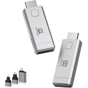 Wireless HDMI Transmitter and Receiver, 4K Decode & 1080P@60Hz Ultra HD Output, 260Ft/80M Portable Extender, 5G+2.4G Plug & Play for Video and Audio to Monitor from Laptop/PC/TV Box/Projector/Camera in Saudi Arabia