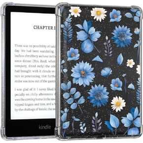حافظة CoBak الشفافة لجهاز Kindle 2024 و2022 (الجيل الحادي عشر) مقاس 6 بوصات - غطاء شفاف ناعم للغاية من مادة TPU، حماية خفيفة الوزن ومتينة، منشور هندسي in Saudi Arabia