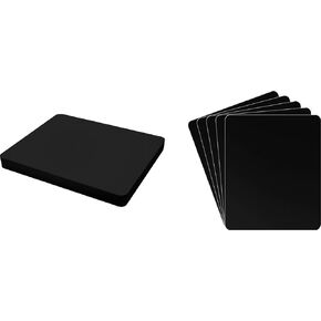 (30) بطاقة مقسمة لصندوق مجوهرات CD سوداء قياسية بطول 20 مل - 5-5/8 بوصة × 6-3/4 بوصة - CDNS68BK20 in Kuwait