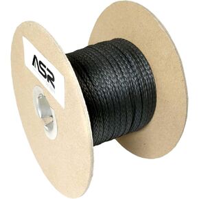 حبل البقاء المركب من تكنورا بقوة كسر 600 رطل (50 قدم) - أسود in Kuwait