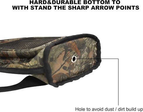 حامل جعبة سهم خلفي خفيف الوزن للرماية حقيبة رماية على الكتف قابلة للتعديل مع نظام مولي وجيب أمامي من أجل ممارسة الصيد على الهدف in Kuwait