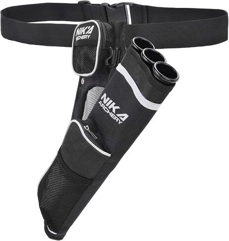 Archery Arrow Quiver Holder, 3-Tubes Hip Quiver Arrow Bag with Adjustable Belt for Youth & Adults Arrows Hunting Target Practicing in Saudi Arabia