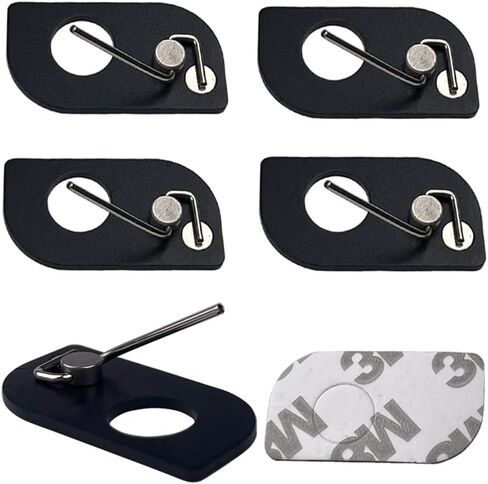 4Pcs Archery Recurve Bow Arrow Rest Adhesive Magnetic Arrow Rest Stick on Back Arrow Rest for Recurve Bow Hunting Shooting Targeting Right and Left Hand in Kuwait