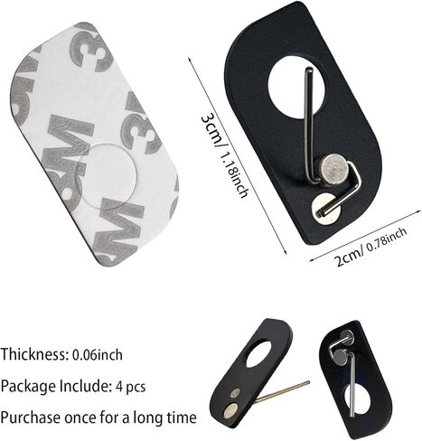 4Pcs Archery Recurve Bow Arrow Rest Adhesive Magnetic Arrow Rest Stick on Back Arrow Rest for Recurve Bow Hunting Shooting Targeting Right and Left Hand in Kuwait