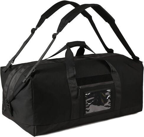 130L Tactical Travel Duffle Bag Large Capacity Waterproof Full-Access Opening Foldable Military Backpack Travel for Outdoor Camping Hunting Weekender Gym Traveling Workout Deployment in Saudi Arabia