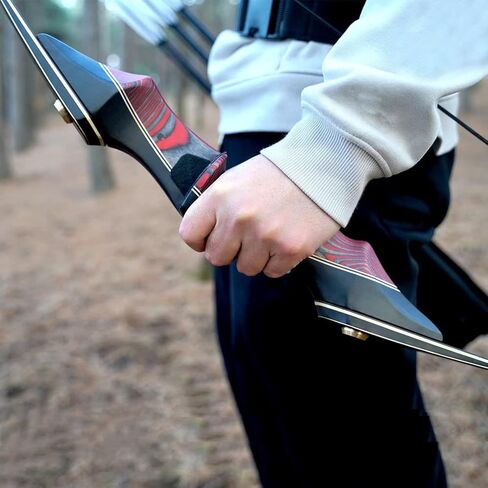 PMZ Recurve Bow and Arrow Set, Newset Professional Aldults Archery Hunting Bow Kit, 60'' Wooden Takedown Bow, for Youth Beginners to Advanced Outdoor Practice & Hunting, Right Hand, 20-60 lbs in Saudi Arabia