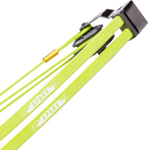 مجموعة القوس الشبابي من Bear Archery Spark، يوصى بها للأعمار من 5 إلى 10 سنوات، يمكن استخدامها بكلتا اليدين، وتتضمن سهمين، وواقي للذراع، وجعبة in Kuwait