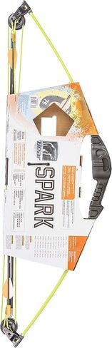 مجموعة القوس الشبابي من Bear Archery Spark، يوصى بها للأعمار من 5 إلى 10 سنوات، يمكن استخدامها بكلتا اليدين، وتتضمن سهمين، وواقي للذراع، وجعبة in Kuwait