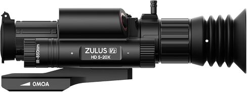 DNT Optics Zulus HD V2 نطاق رؤية رقمي نهاري/ليلي مع جهاز تحديد المدى بالأشعة تحت الحمراء والليزر وآلة حاسبة باليستية in Kuwait