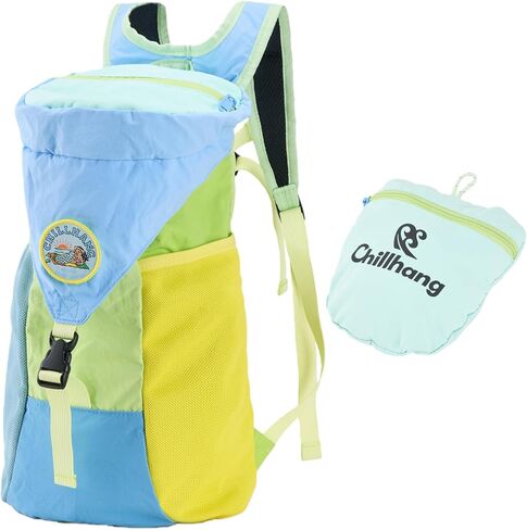 Packable Backpack, Lightweight Hiking Daypack for Men & Women, 18L Foldable Water-Resistant Small Backpack with Color Block Design for Outdoor Trekking Camping Travel in Kuwait