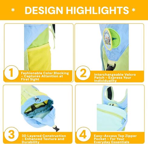 Packable Backpack, Lightweight Hiking Daypack for Men & Women, 18L Foldable Water-Resistant Small Backpack with Color Block Design for Outdoor Trekking Camping Travel in Saudi Arabia