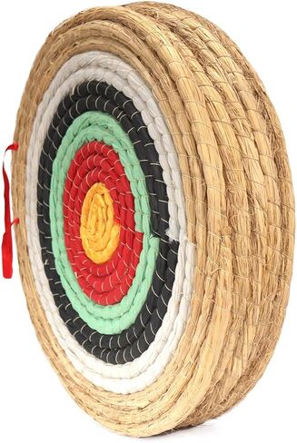 Archery Target - Backyard Straw Archery Target for Recurve Compound or Longbow - 20 Inch Traditional Bow Arrow Target for Kids Youth Adult Archery Hunting Practice in Saudi Arabia