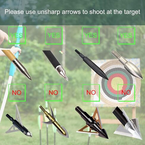 Archery Target - Backyard Straw Archery Target for Recurve Compound or Longbow - 20 Inch Traditional Bow Arrow Target for Kids Youth Adult Archery Hunting Practice in Saudi Arabia