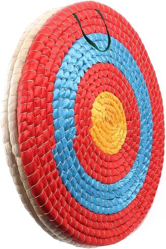 Archery Target - Backyard Straw Archery Target for Recurve Compound or Longbow - 20 Inch Traditional Bow Arrow Target for Kids Youth Adult Archery Hunting Practice in Saudi Arabia