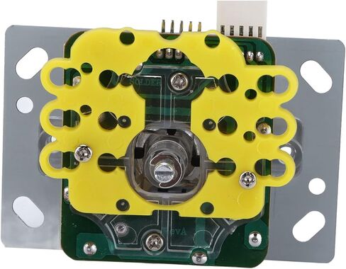 Stick Joystick Colorful Light Sensitive Game Controller with 5P Cable Crystal Ball for Cool Running Amusement Machines Durable Metal PVC Construction in Saudi Arabia