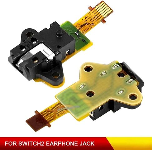 VANJUNN Replacement Earphone Connector Jack Plug Port With Flex Cable for Nintendo Switch 2 Headphone Tail Plug with Board for NS 2 (1 PCS) in Saudi Arabia