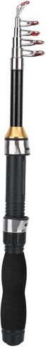 Ultrashort Fishing Rod, Telescopic Spincast Rod, Ice Fishing Pole, Travel Pocket Rod for Ice Fly Fishing Sea Saltwater Freshwater(1.9M) in Saudi Arabia