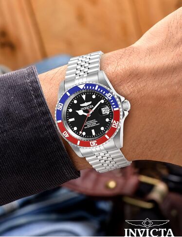 Invicta Men's Pro Diver Automatic Watch with Stainless Steel Band, Silver (Model: 29176) in Saudi Arabia