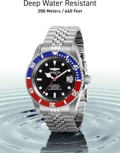 Invicta Men's Pro Diver Automatic Watch with Stainless Steel Band, Silver (Model: 29176) in Saudi Arabia